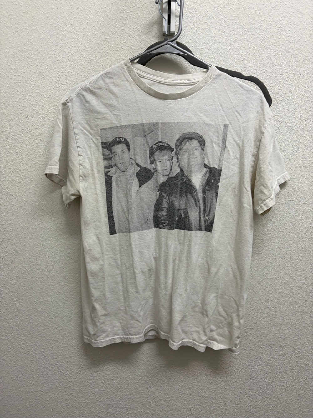 White Short Sleeve Graphic Crewneck Tee